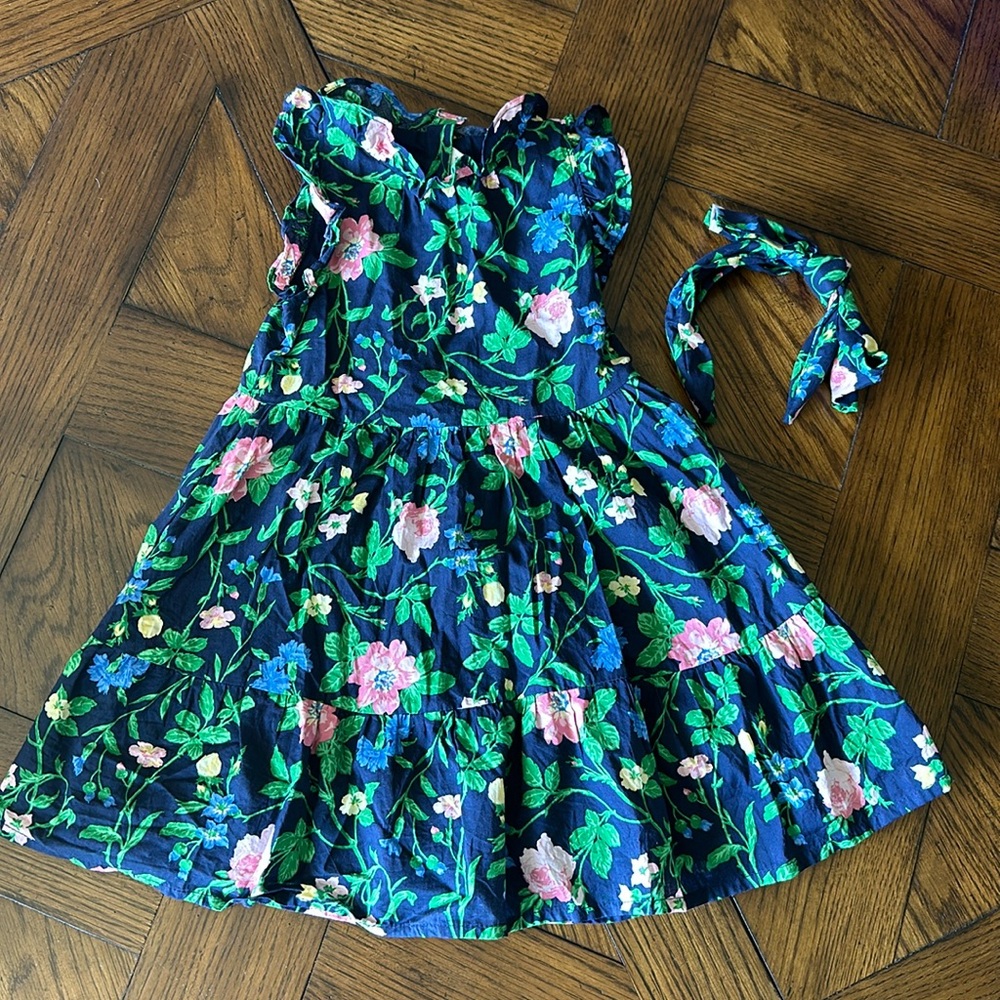 Janie and Jack dress size 4 headband included